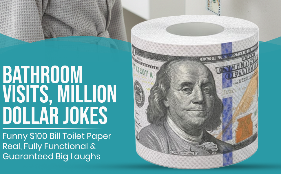B08MQP51LJ - $100 Bill Toilet Paper