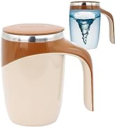 daasigwaa Self Stirring Mug - Automatic Magnetic Electric Coffee Mug, Rotating Cute Mixing Cup Ta...