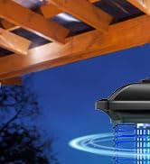 AMUFER Bug Zapper for Outdoor &amp; Indoor, Upgraded 18w Exclusive Blue Violet Lamp, 100% Improvement...