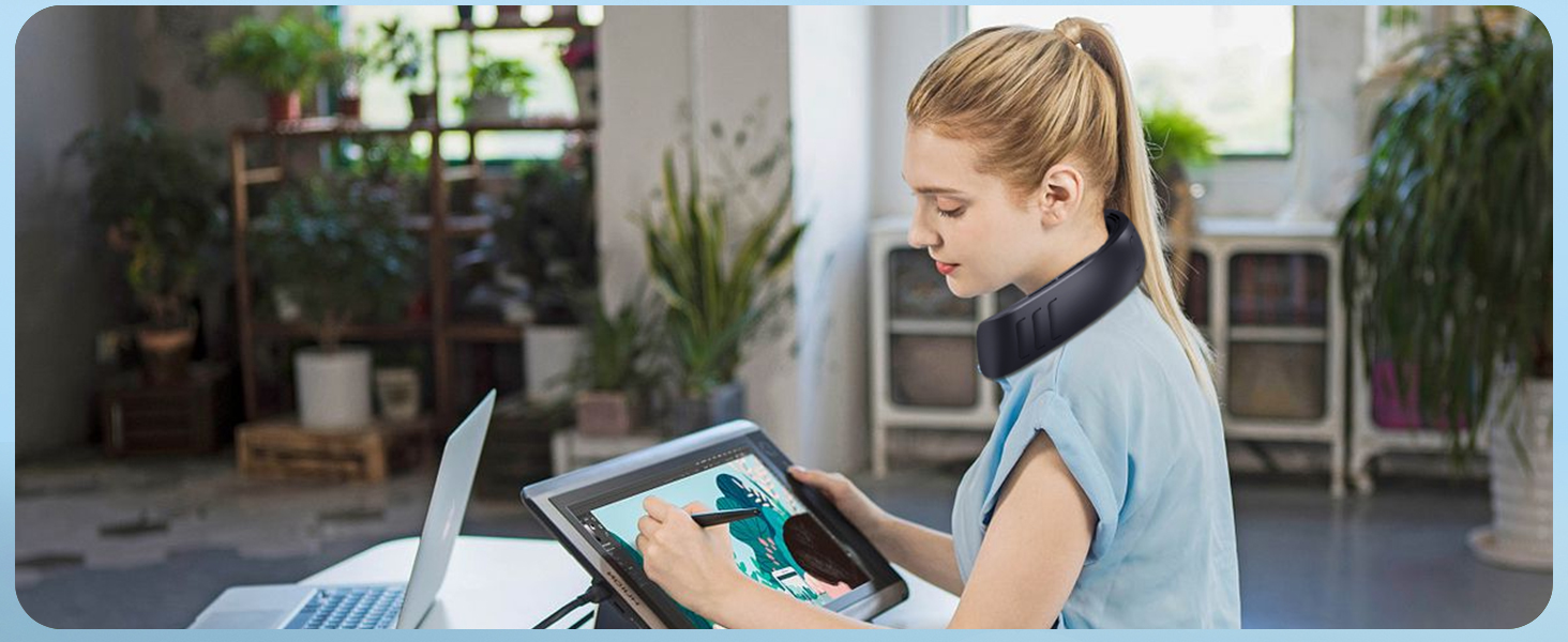 neck fan rechargable portable neck fan foldable neck fan personal fan neck fans that blow cold air