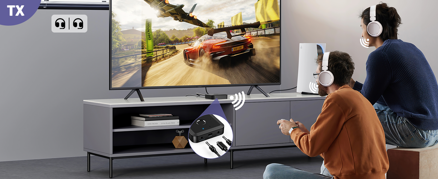 Bluetooth transmitter for home stereo