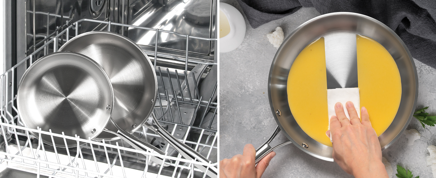 Stainless Steel Frying Pan 8 inch