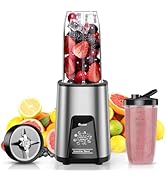 VEWIOR 900W Smoothie Blender for Shakes and Smoothies, Blenders for Kitchen, Protein Drinks, Pers...