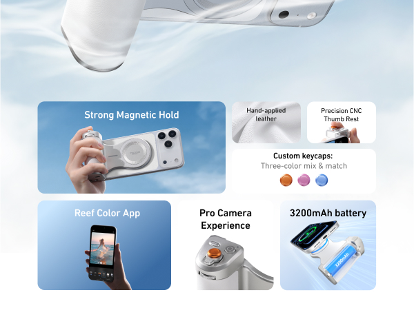 magnetic phone camera grip
