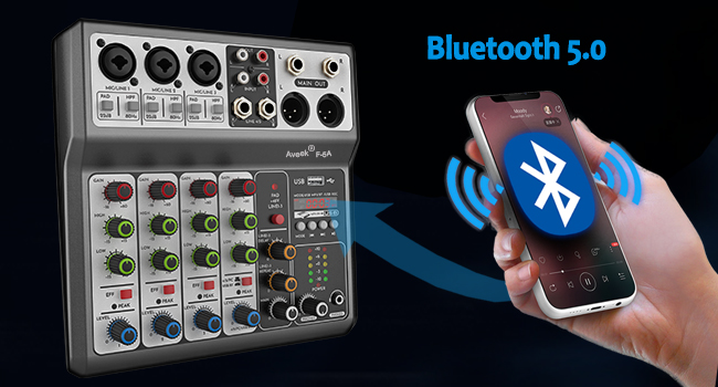 Bluetooth mixer audio