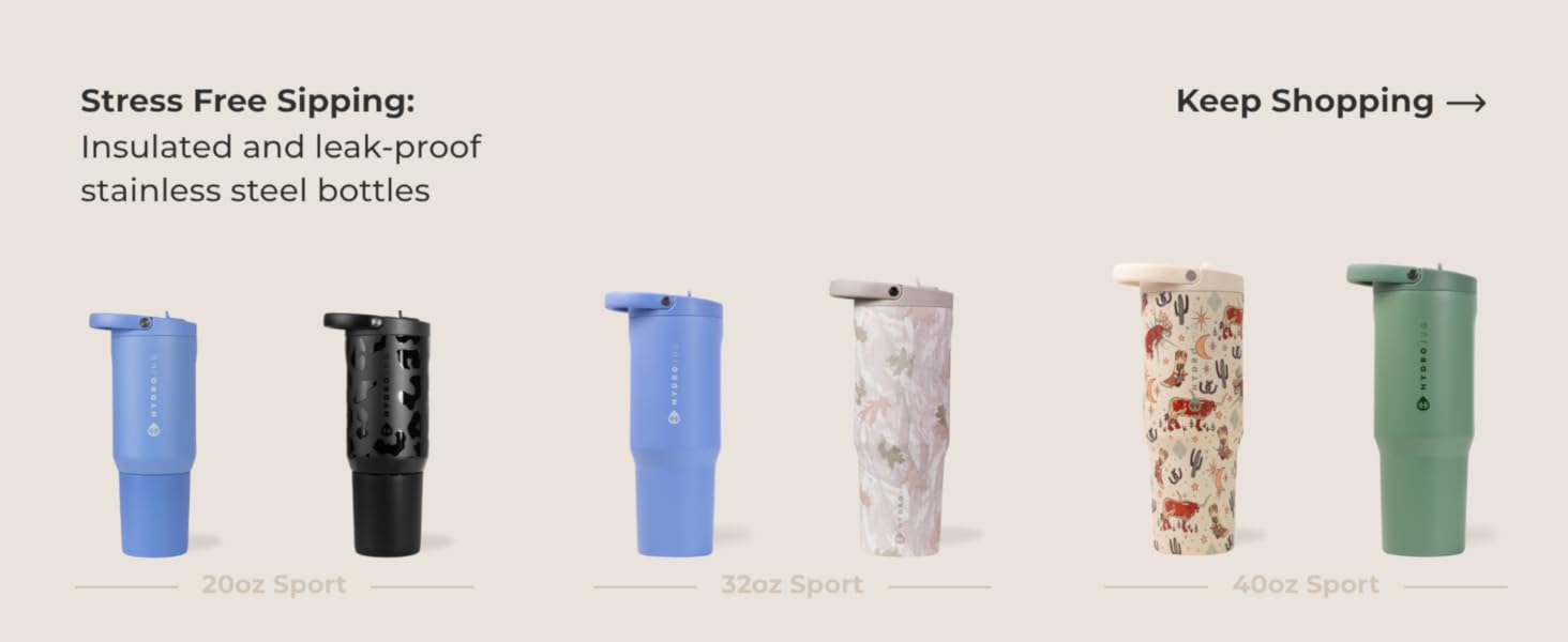 stainless steel insulated water jug water bottle