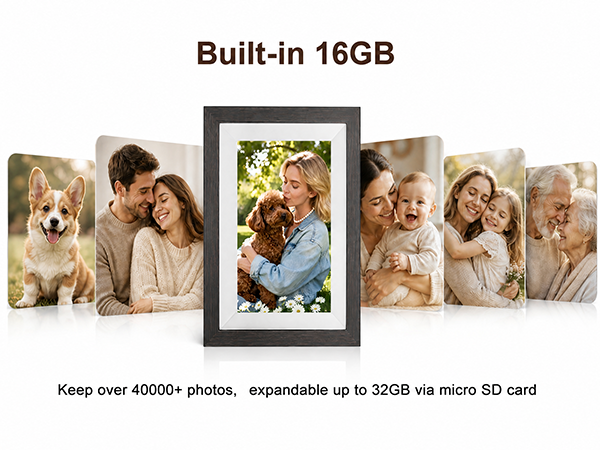 Built-in 16GB Memory