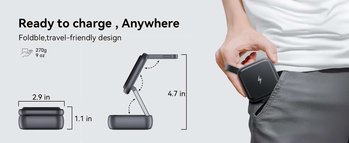 3 in 1 Wireless Charging Station