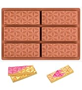 1 Pc Break Apart Chocolate Molds Silicone Deep Candy Bar Molds Silicone Shapes, Silicone Molds fo...