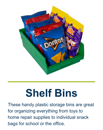 shelf bins brand story