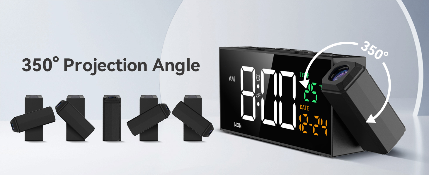 350° Rotatable Projector