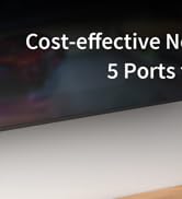 5 Port 2.5GB Switch, Unmanaged Ethernet Switch for Game Console, PC, NAS, etc. 2.5 G