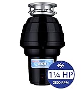 1-1/4 horsepower garbage disposal 2800 rpm continuous feed disposer