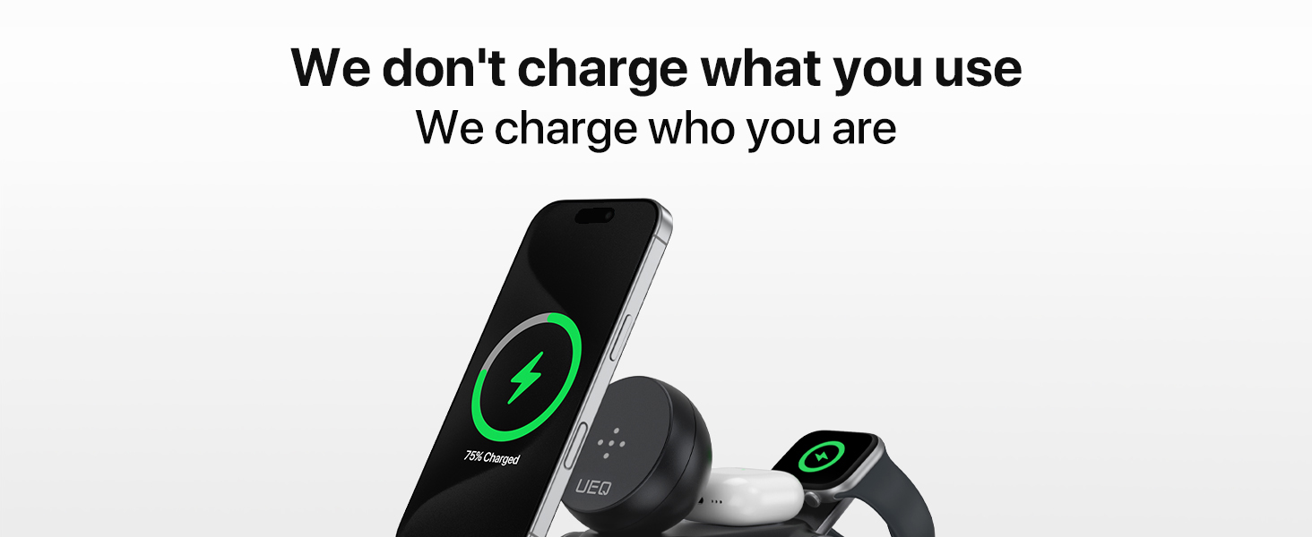 4 in 1 magnetic wireless charging station for apple devices