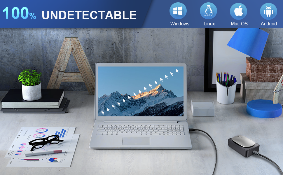 Undetectable Mouse Jiggler Mouse Mover Mechanical