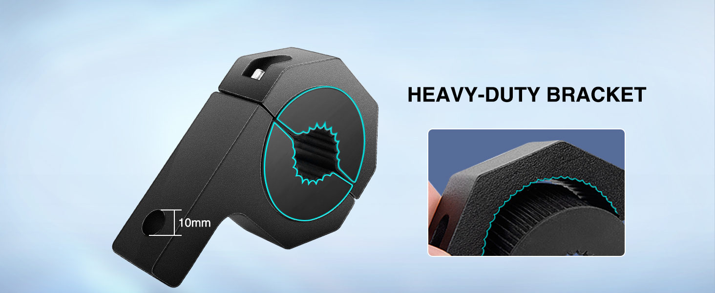 126W LED Light Bar with Horizontal Bar Tube Clamp Mounts with Wiring Harness Kit