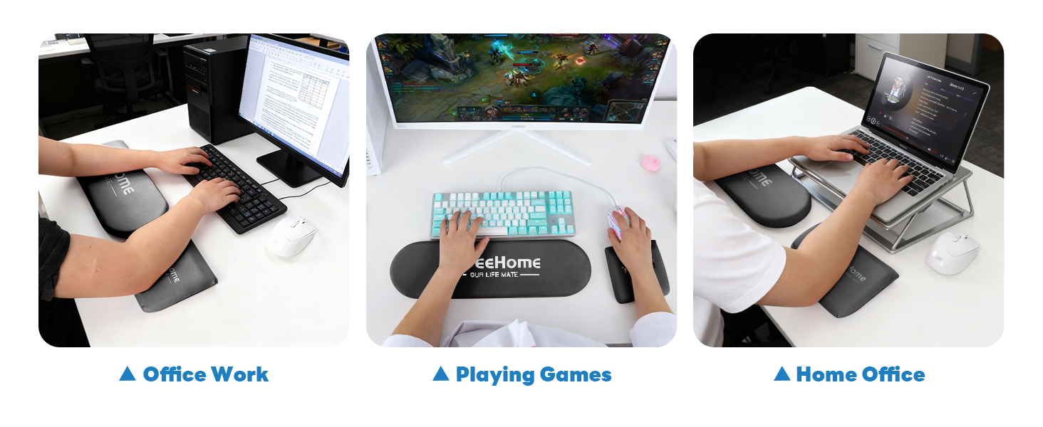 computer arm rest for desk