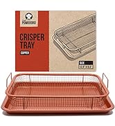 Chef Pomodoro Copper Crisper Tray, Air Fryer Tray for Oven, Deluxe Air Fry in Your Oven, Oven Air...