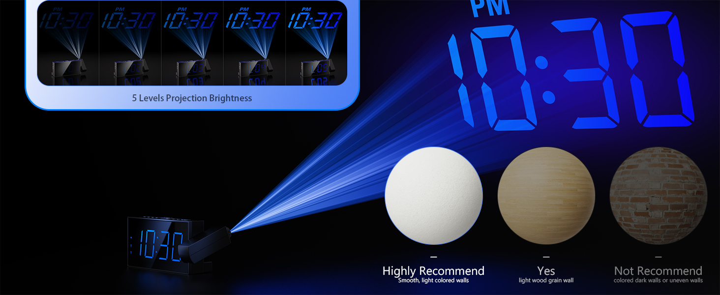 projector alarm clocks
