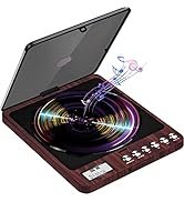 Portable CD Player with Speakers 2000mAh Rechargeable Walkman CD Player Portable with Double 3.5m...