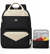 MATEIN CLASSIC Womens Lunch Box Backpack for Work, Insulated Lunch Backpack with Divider &amp; Remova...