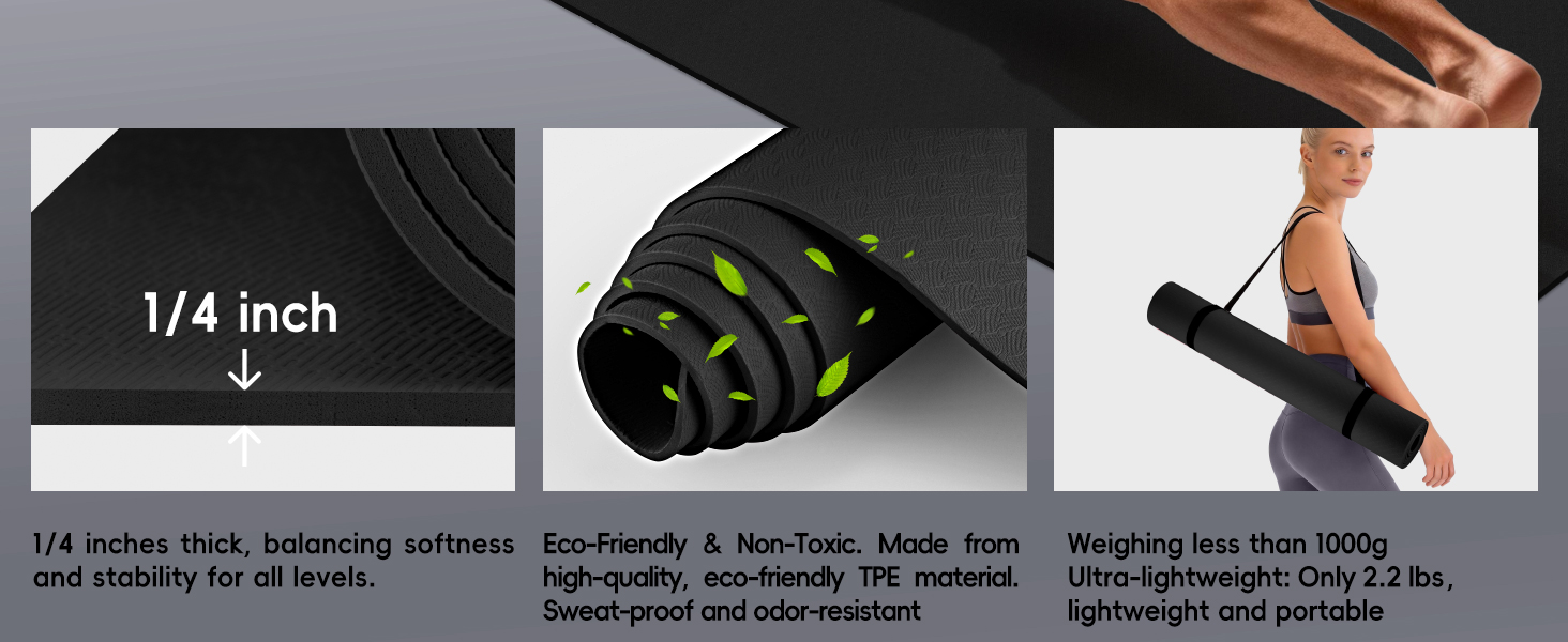 Eco-Friendly &amp;amp; Non-Toxic. Made fromhigh-quality, eco-friendly TPE material.