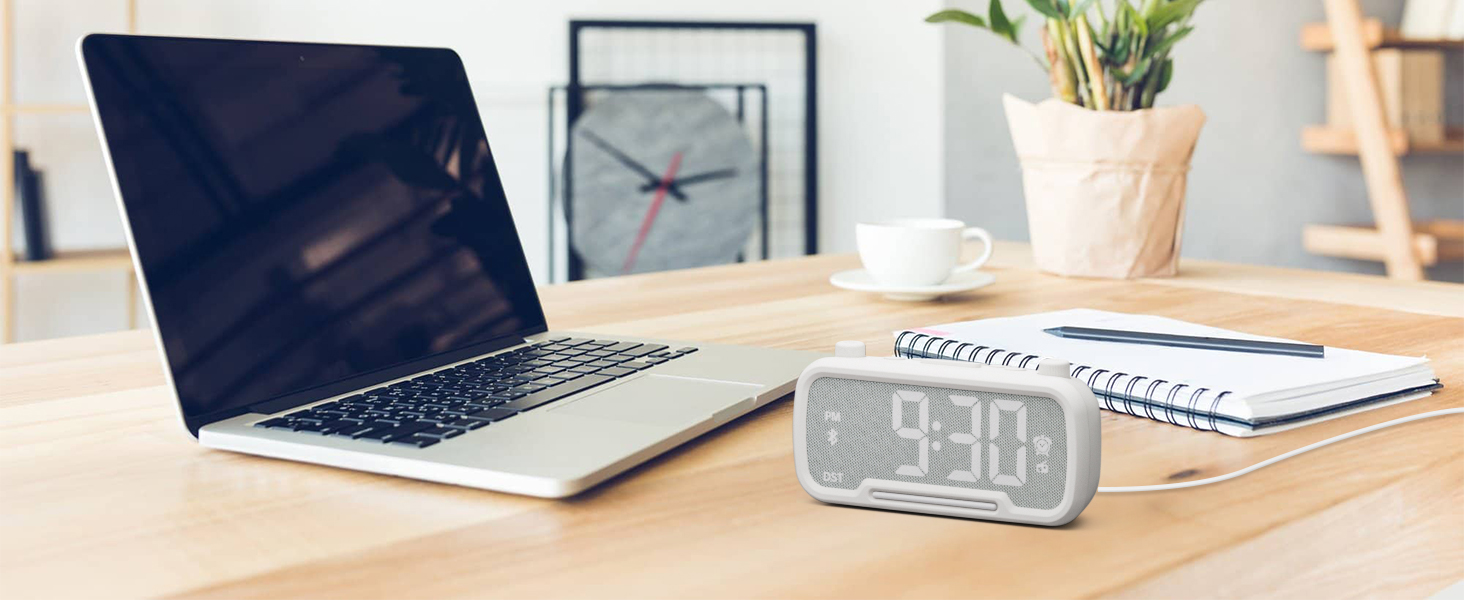 clock radio use in office