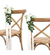 DreamBuilt Wedding Aisle Decorations for Wedding Ceremony Set of 10 Pew Flowers for Church Chair ...