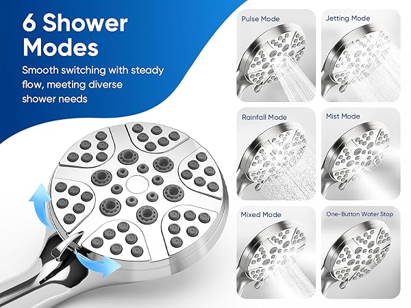 high pressure shower heads