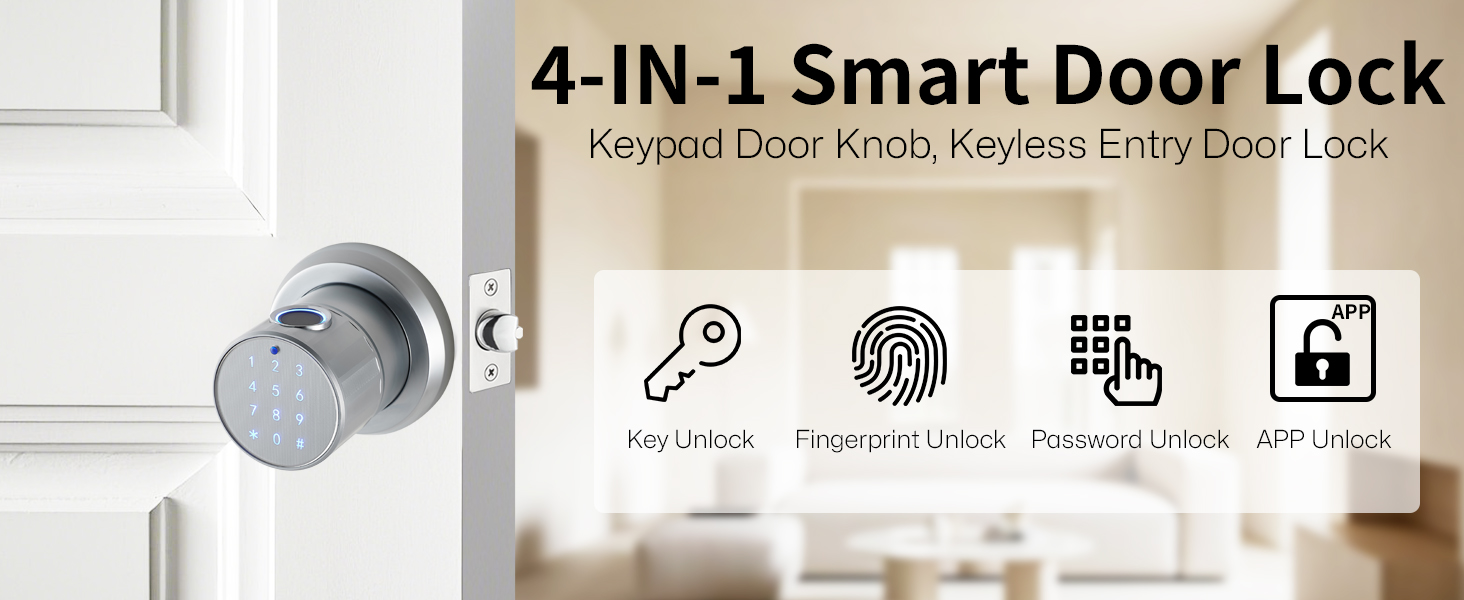 4-IN-1 Smart Door Lock