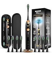 Wagner Stern Ultrasonic whitening Toothbrush with Pressure Sensor. 5 Brushing Modes and 4 Intensi...