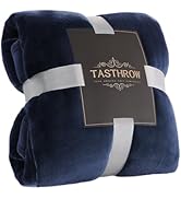 TASTHROW Large Flannel Fleece Throw Blanket, 50×70 Inch - Cozy Lightweight Thick Blanket - All Se...