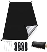 KRUI Tent Footprint, PU 2000 Waterproof Camping Tarp, Durable Tent Floor Saver for Hiking, Backpa...