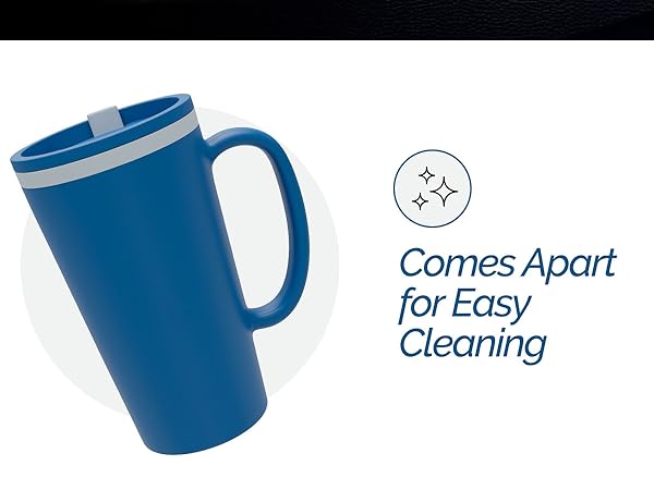 Stylish desk mug for work hot beverage mug durable coffee mug office desk mug