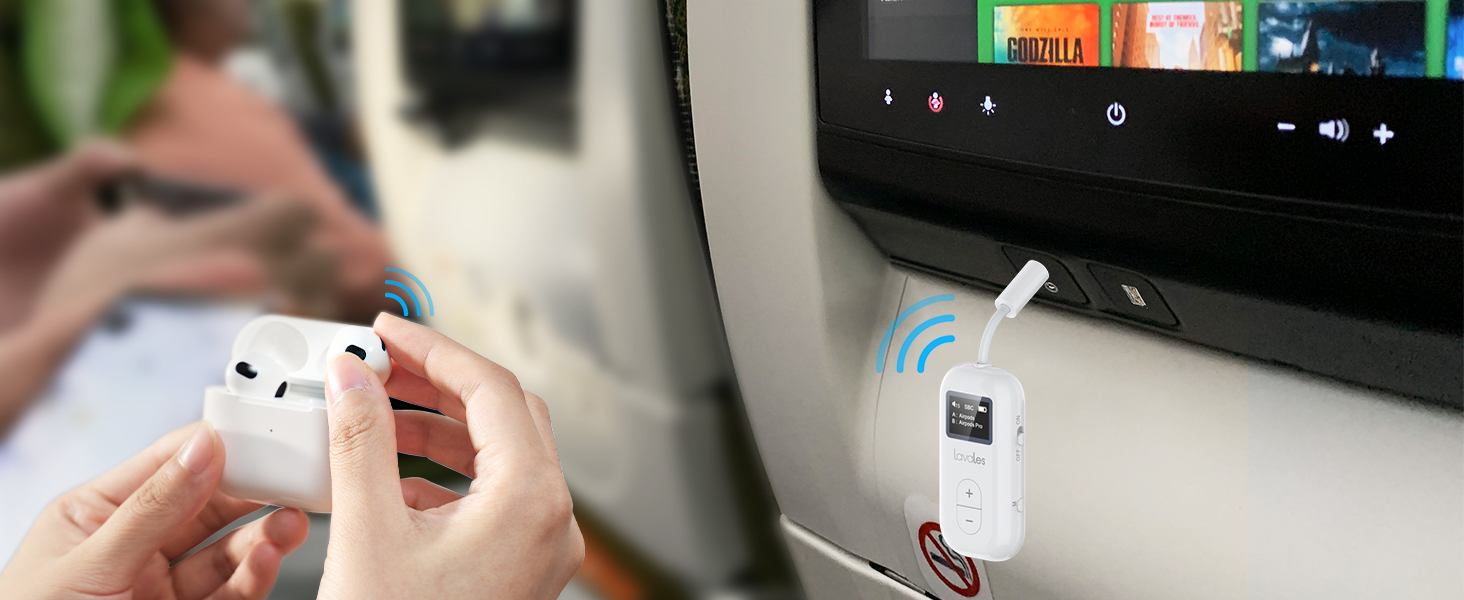 bluetooth transmitter for airplane