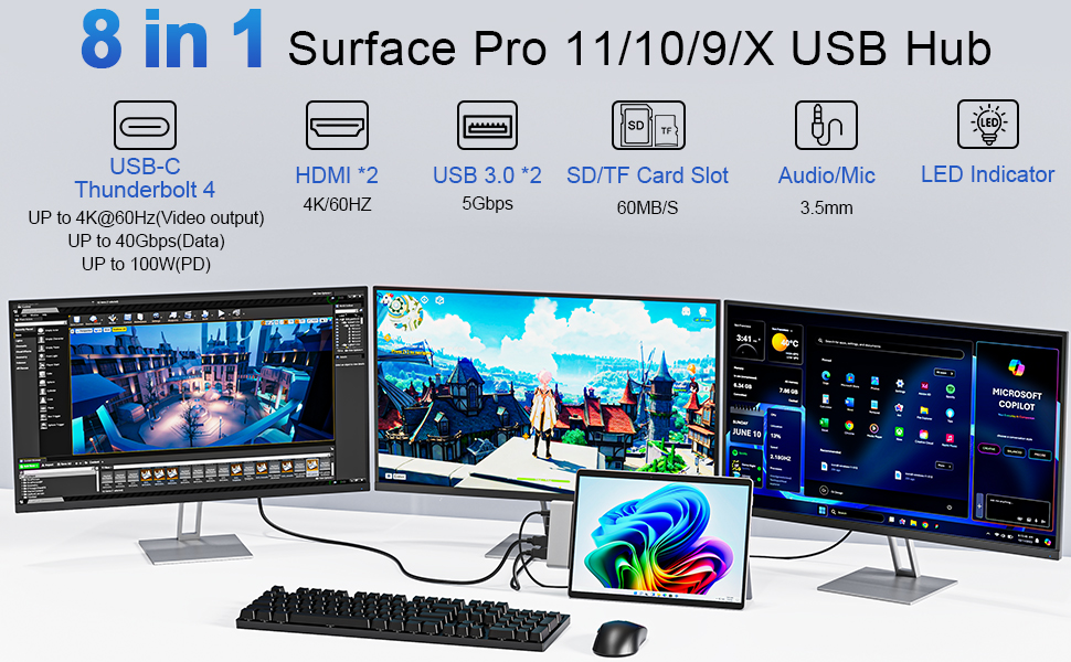 hub for surface pro 9
