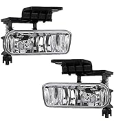 A ABIGAIL Driving Fog Lights Lamps Replacement for 1999-2002 Chevy Silverado, 2000-2006 Chevy Sub...