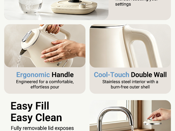 electric kettle temperature control