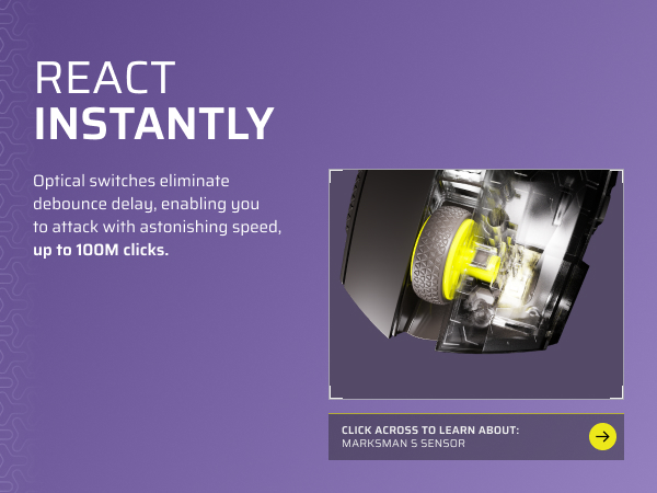 optical switches, optical mouse, 100m clicks