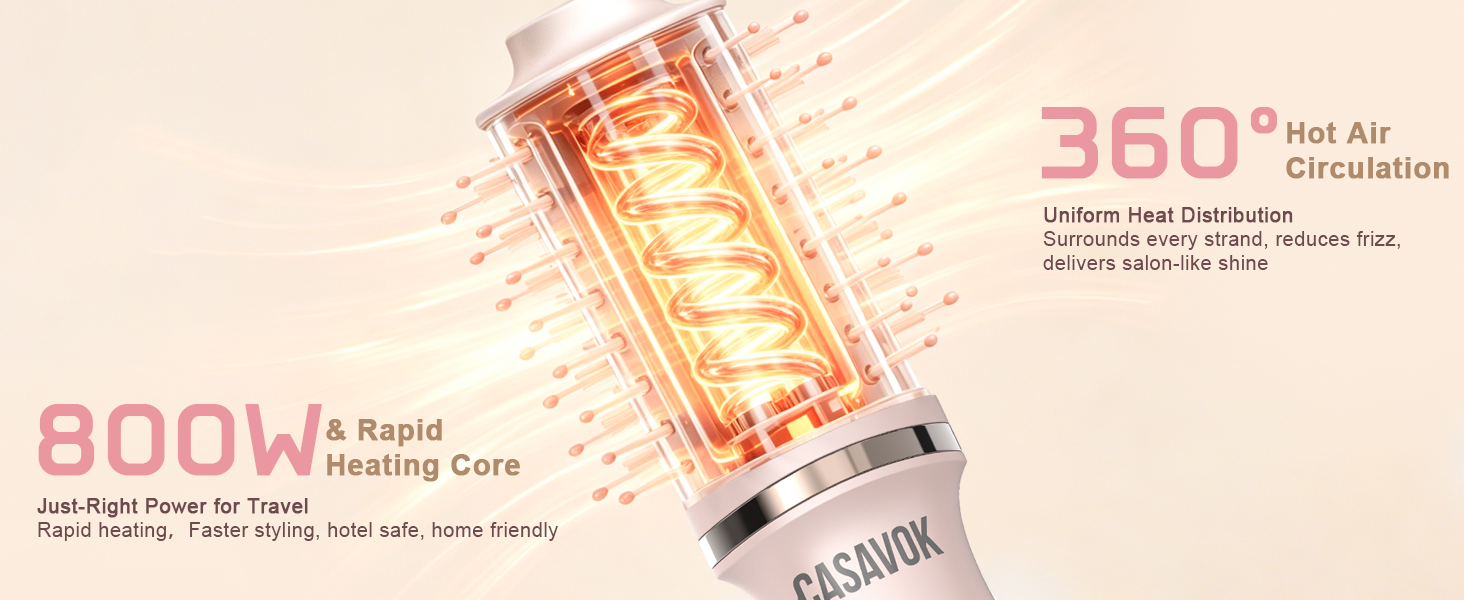 Hair Dryer Brush for Travel