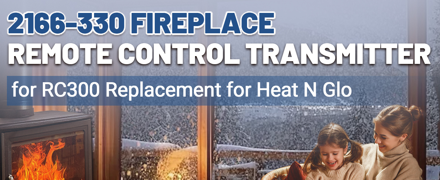 2166-330 Fireplace Remote Control Transmitter for Heat N Glo