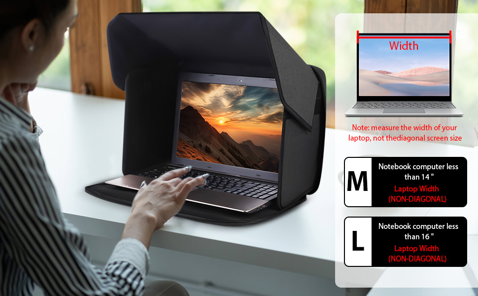 laptop sun shade