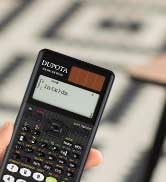 DUPOTA Scientific Calculator 552 Functions 2-Line 10+2 Digits Written Display Solar Battery - Ide...