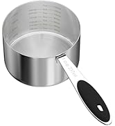 LEIFENY 1PCS 1CUP(237ml) Dog Cat Food Scoop, Stainless Steel Measuring Cup, Metal Pet Scooper wit...