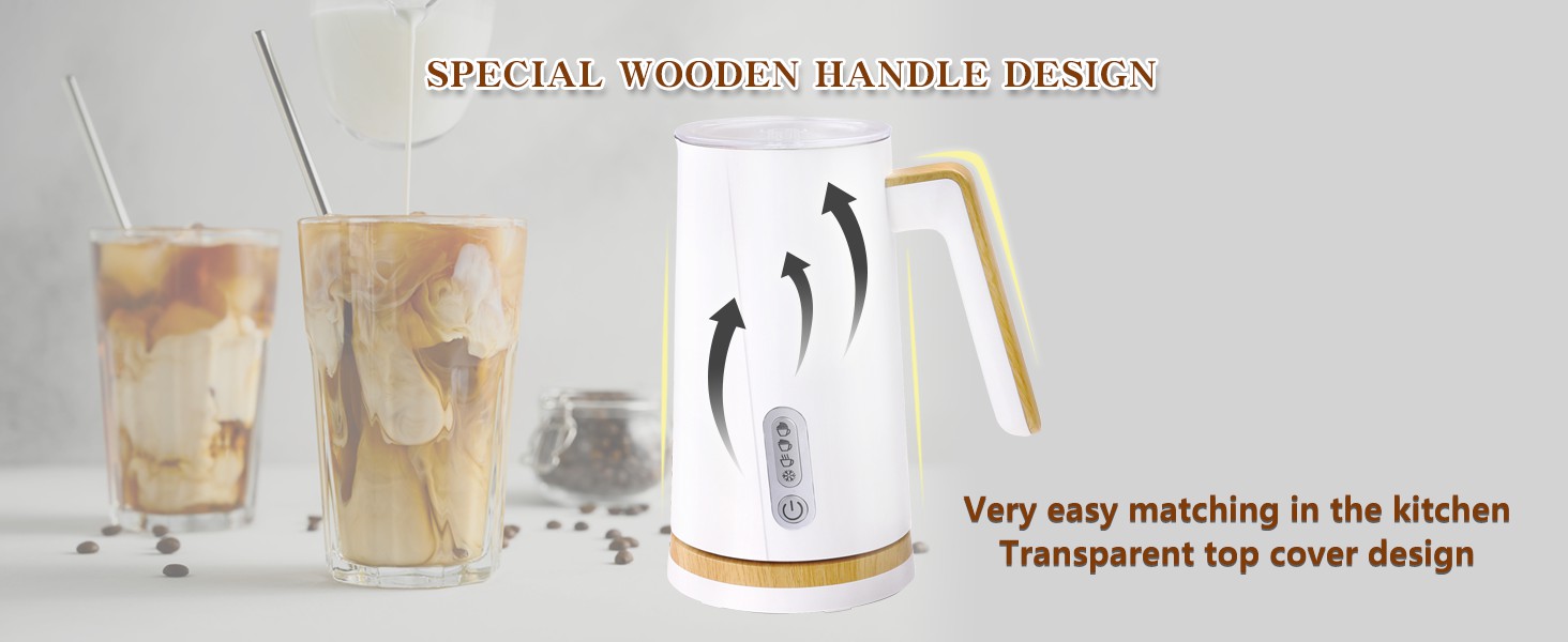 milk frother and steamer