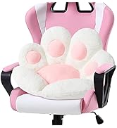 Ditucu Cat Paw Cushion Kawaii Chair Cushions 27.5 x 23.6 inch Cute Stuff Seat Pad Comfy Lazy Sofa...