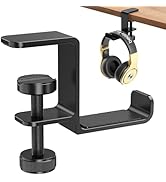 Yocice Headphone Hanger Holder Stand-Under Desk Headphone Hanger, Headset Hook Holder Space-Savin...
