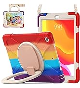 iPad 10.2 Case 9th Generation 2021 / 8th Gen 2020 / 7th Gen 2019,Heavy Sturdy Shockproof Kids Cas...