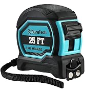 DURATECH Magnetic Tape Measure 25FT with Fractions 1/8, Retractable Measuring Tape, Easy to Read ...