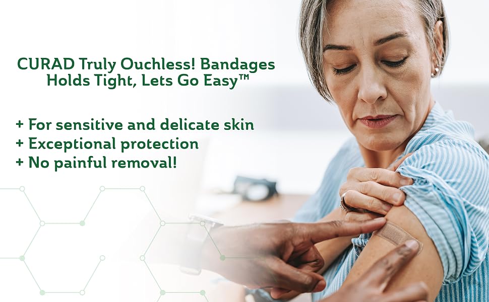 CUARD Truly Ouchless Silicone Bandages